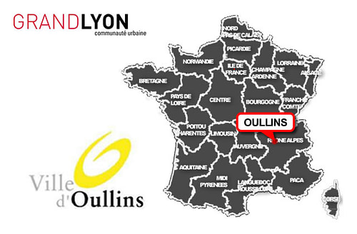 carte Oullins