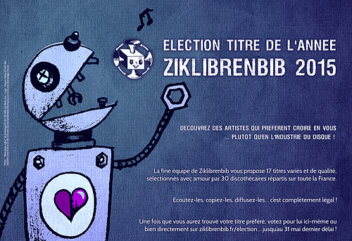 Affichette élection Ziklibrenbib 2015