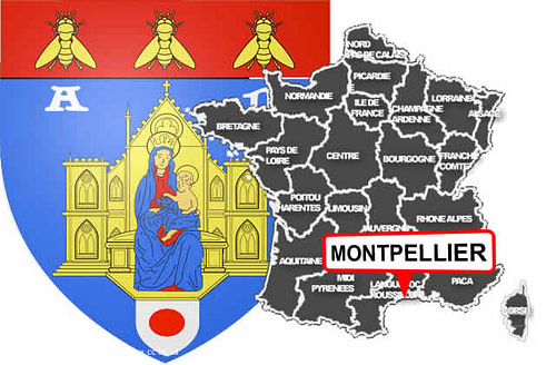 carte Montpellier