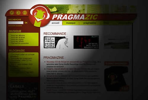 fin de la vente de musique en ligne sur Pragmazic